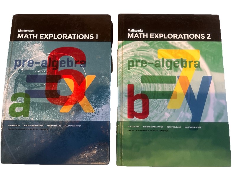 Math Explorations 1 & 2 5th Ed Pre-Algebra Warshauer McCabe Texas State