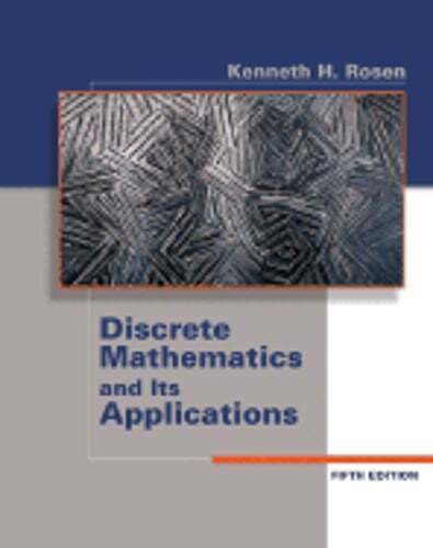 Discrete Mathematics and Its Applications by Dr. Rosen, Kenneth H: Used
