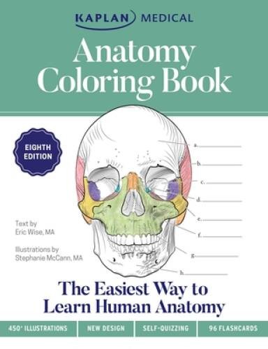 Anatomy Coloring Book (Kaplan Test Prep) – Paperback – ACCEPTABLE