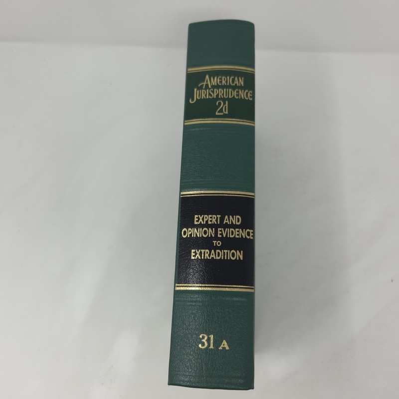 American Jurisprudence 2d Vol 31A EXPERT OPINION EVIDENCE EXTRADITION 1989 W Sup