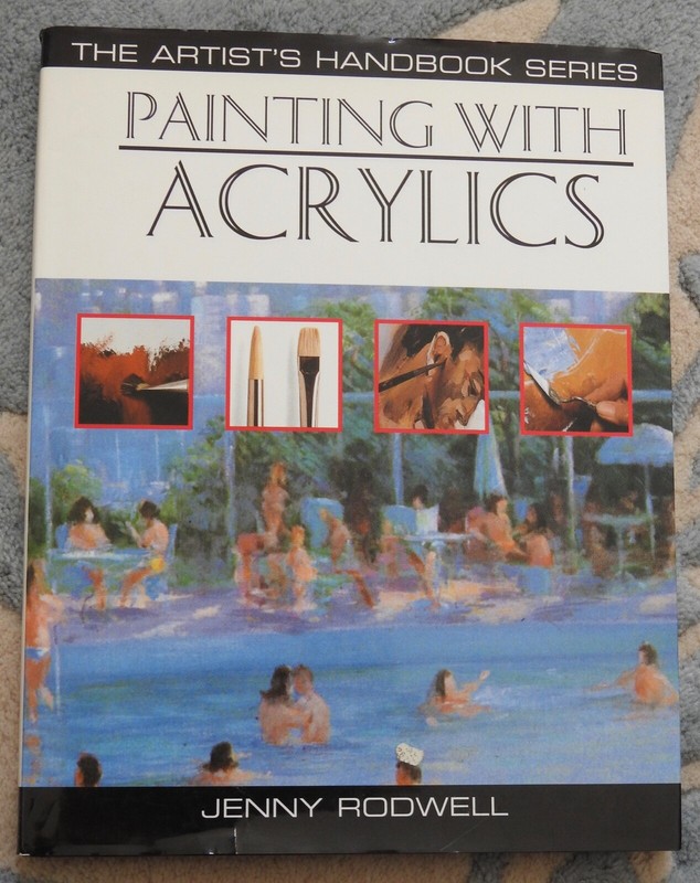 art instruction PAINTING WITH ACRYLICS hb/dj artist series