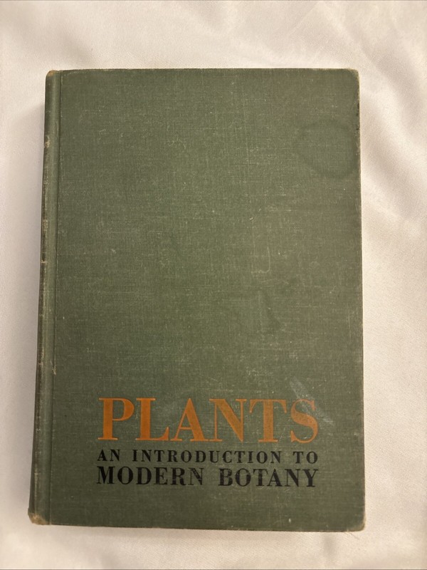 Plants: An Introduction To Modern Botany – 1962 HC Textbook – Greulach / Adams