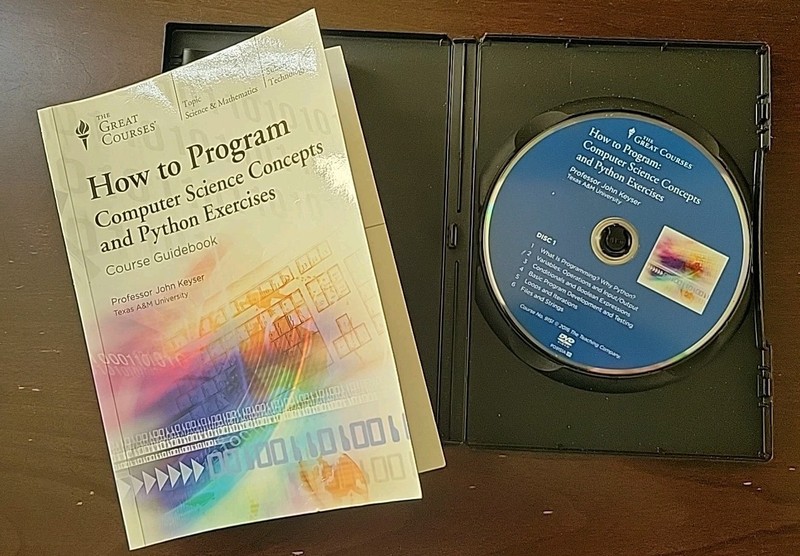 How to Program Computer Science Concepts Python Exercises-Great Courses-Book-DVD