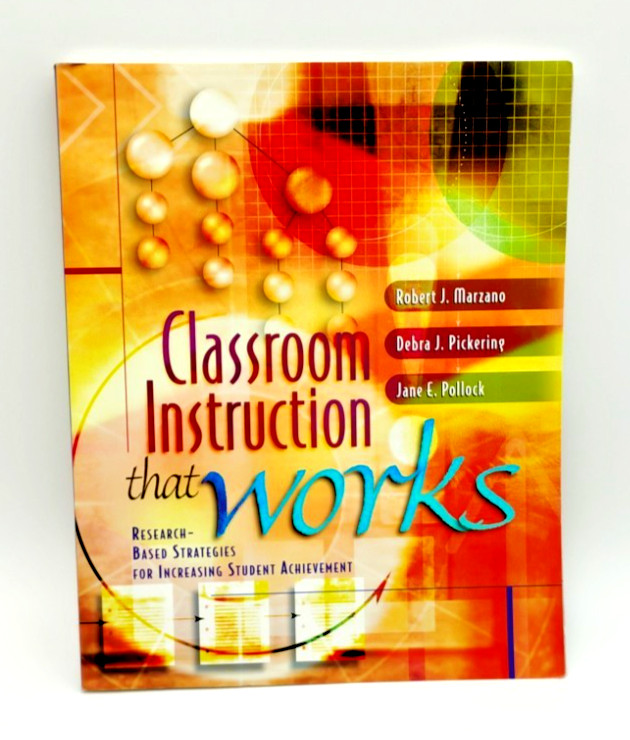 Classroom Instruction That Works Achievement Marzano Paperback Education Book