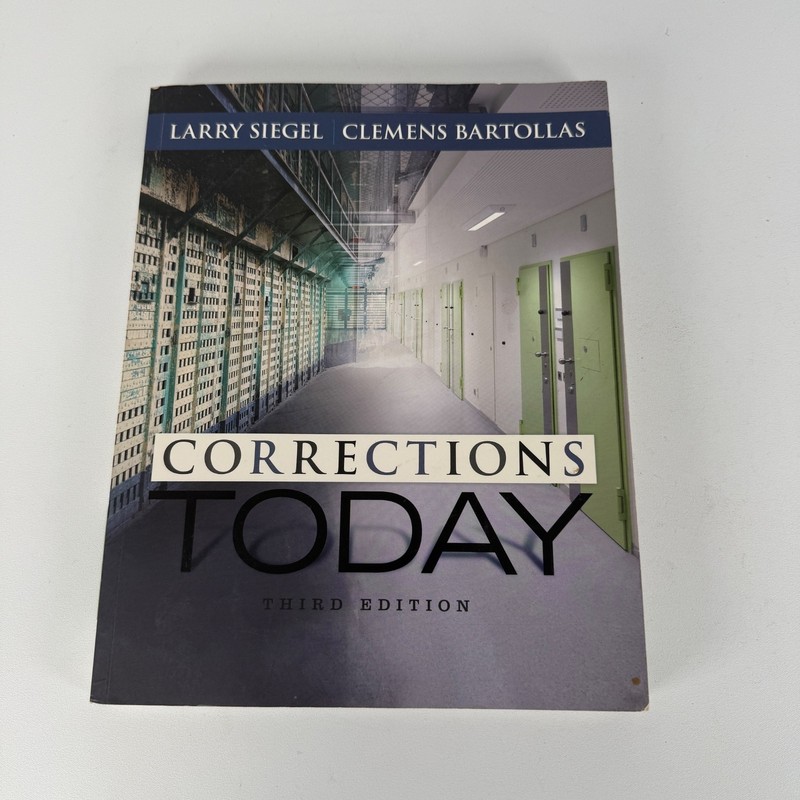 Corrections Today – Soft Cover, by Siegel Larry J.; Bartollas Clemens – LIKE NEW
