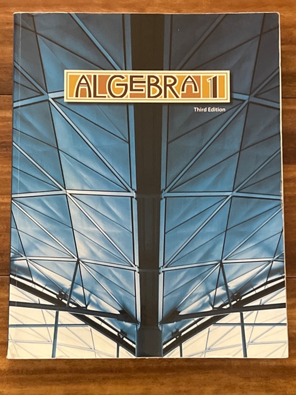 BJU Algebra 1 Student Textbook – 3rd Ed