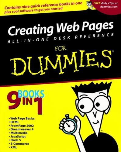 Creating Web Pages All-in-One Desk Reference For Dummies, Vander Veer, Emily A.,