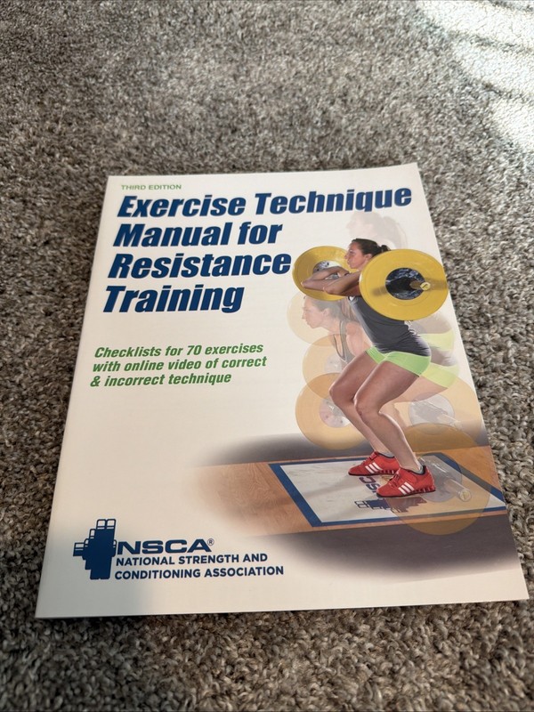 Exercise Technique Manual for Resistance Training by NSCA, NEW with Online Code