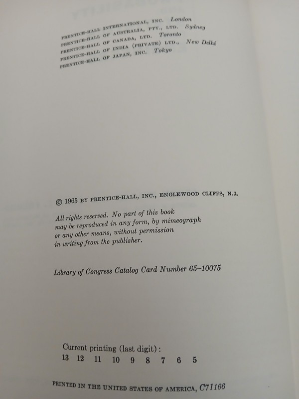 Irwin Miller / Probability and Statistics for Engineers Prentice-Hall 1965 gallery