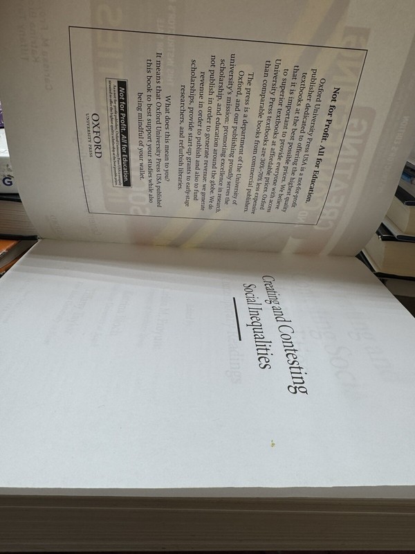 Creating and Contesting Social Inequalities: Contemporary Readings by Froyum gallery