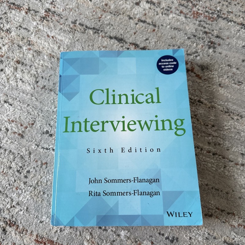 Clinical Interviewing by Rita Sommers-Flanagan and John Sommers-Flanagan (2016,