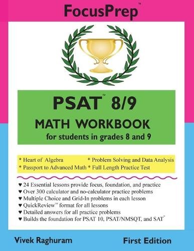 Vivek Raghuram PSAT 8/9 MATH Workbook (Paperback)