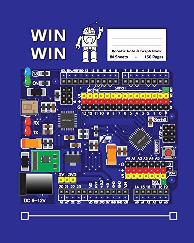 WIN-WIN: ROBOTIC NOTE & GRAPH BOOK: SCIENCE, TECHNOLOGY, By Tech Designs **NEW**
