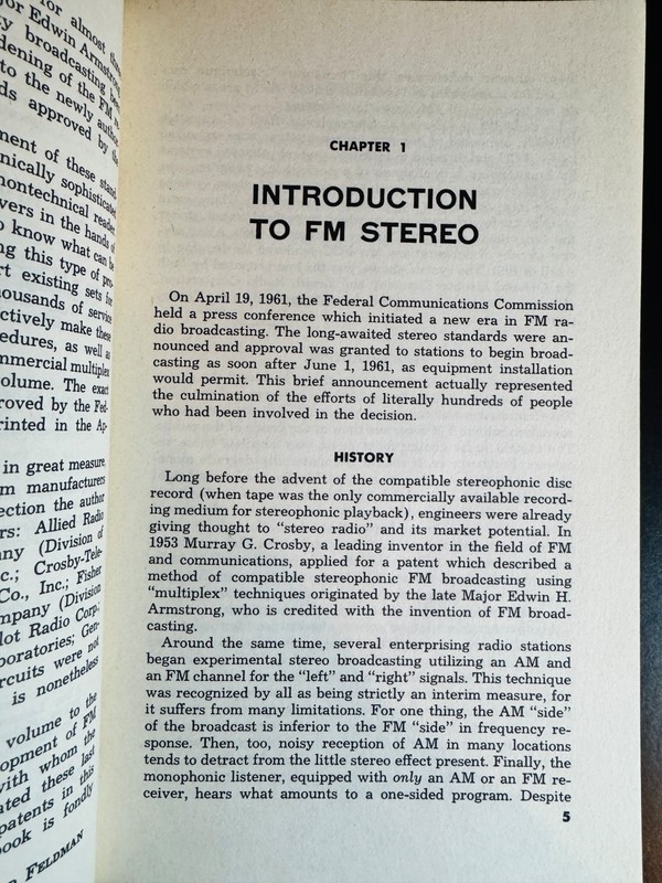 FM MULTIPLEXING FOR STEREO By Leonard Feldman, 160 Pages, 2nd Printing 1963 EX gallery