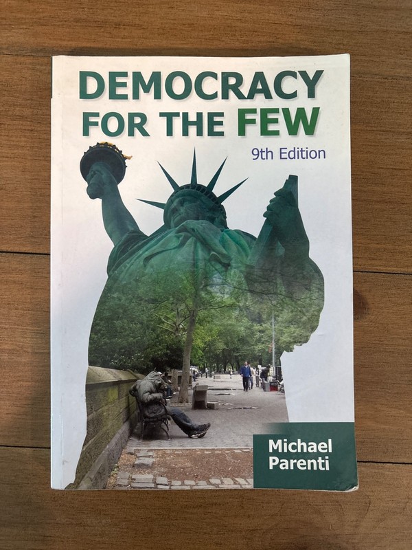 Democracy for the Few – Paperback By Parenti, Michael – GOOD condition