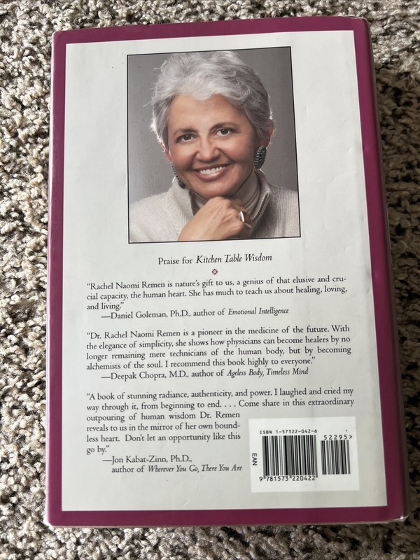 Kitchen Table Wisdom : Stories That Heal by Rachel Naomi Remen (1996, Hardcover) gallery