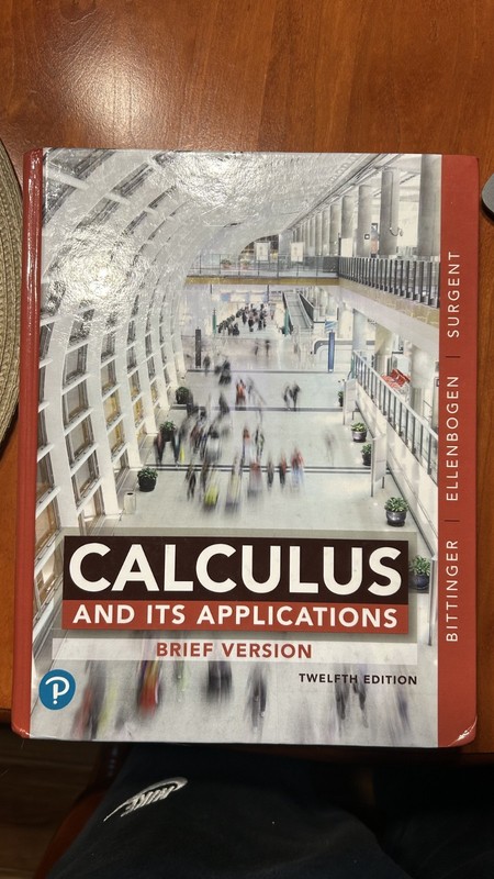 Calculus and Its Applications, Brief Version by David Ellenbogen, Gene…
