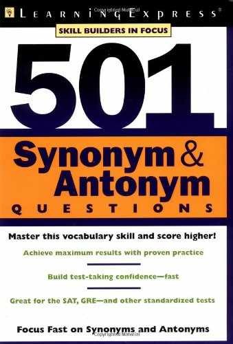 501 Synonym & Antonym – Paperback, by LearningExpress Editors – Very Good t