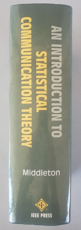 NEW Middleton Statistical Communication Theory IEEE 1996 Stanford/Livermore gallery