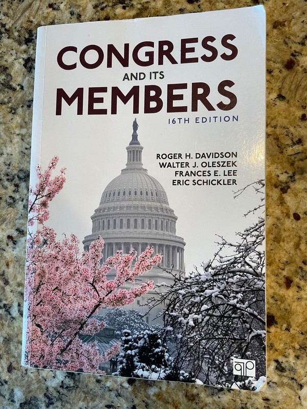 Congress and Its Members by Roger H. Davidson, Eric Schickler, Roger H. Davidson