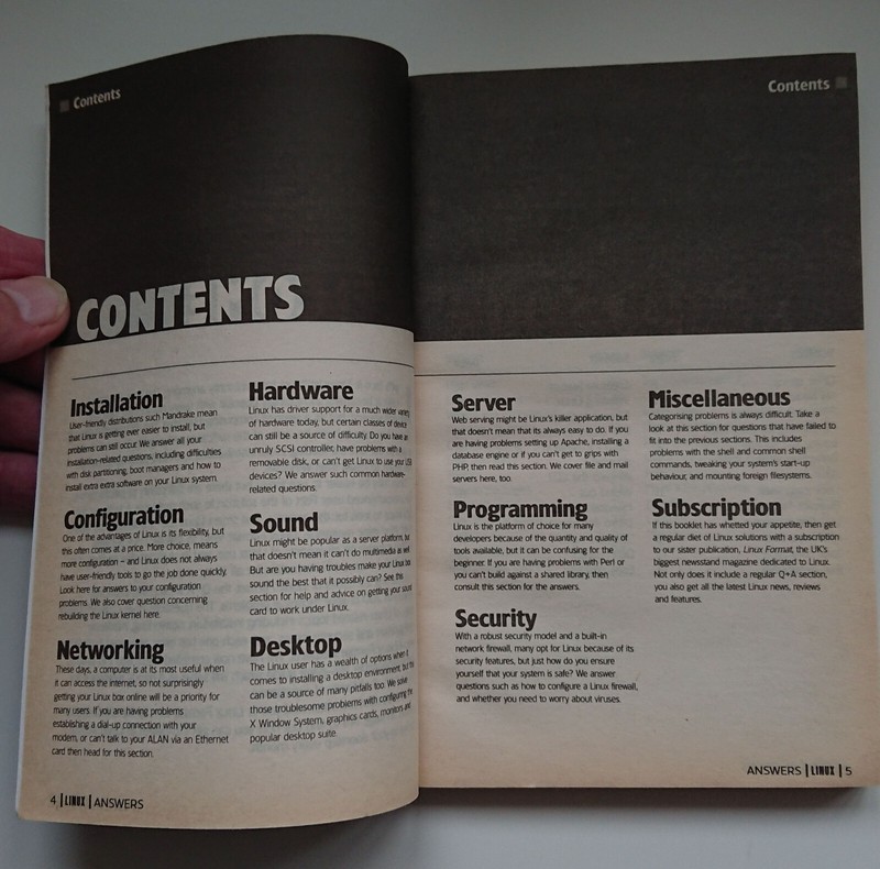 Vintage Book - Computing - Linux Answers - Future Publishing Quick Guide and Ref gallery