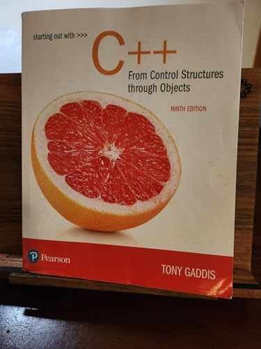 Starting Out with C++ from Control – Paperback, by Gaddis Tony – Very Good i