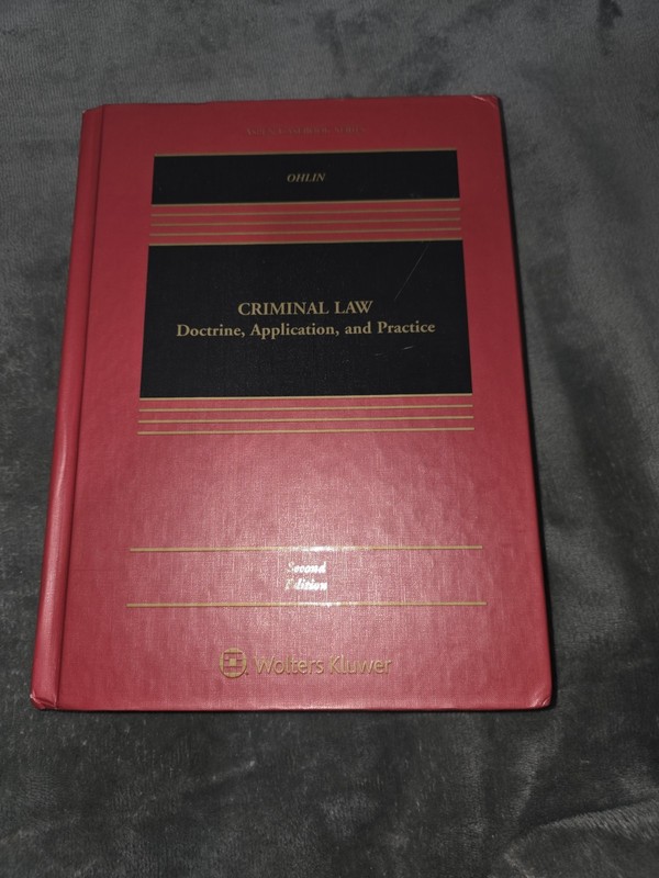 Aspen Casebook Ser.: Criminal Law : Doctrine, Application, and Practice