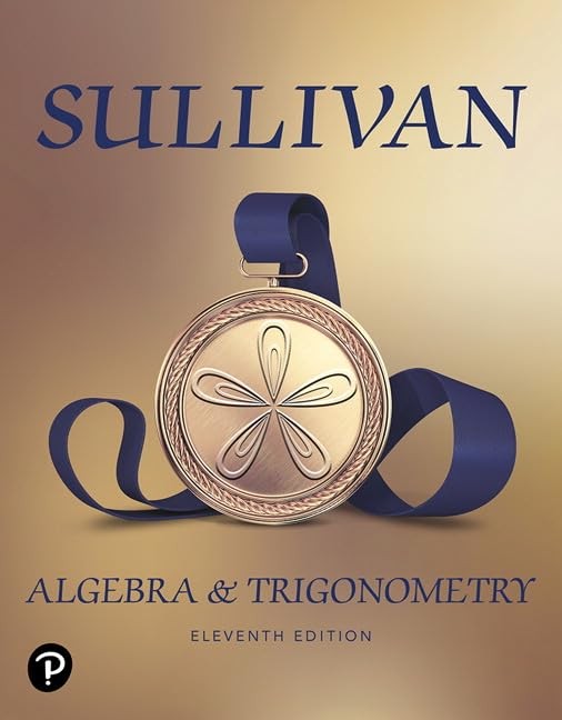 Algebra and Trigonometry [Loose Leaf] Sullivan, Michael