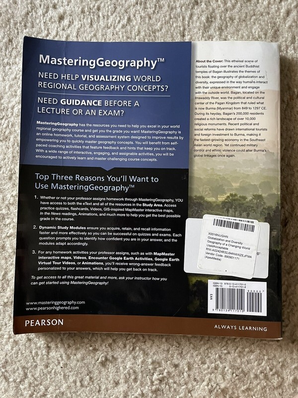 Globalization and Diversity : Geography of a Changing World 5e By Martin Lewis,… gallery