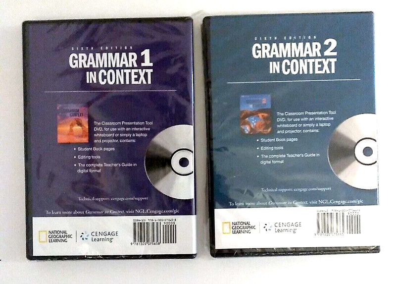 Grammar in Context 1 & 2 Teachers Guide DVD Digital Format Classroom Tool New gallery