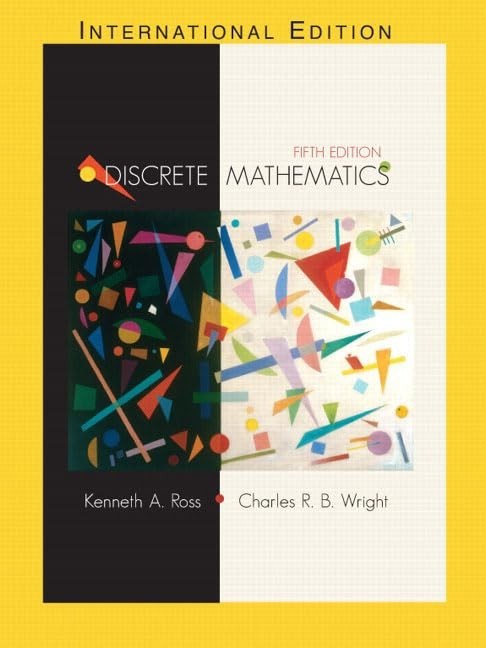 Discrete Mathematics by Charles R. Wright, Kenneth A…