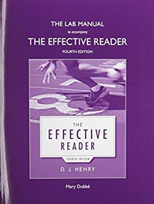 The Lab Manual for the Effective Reader Paperback D. J. Henry