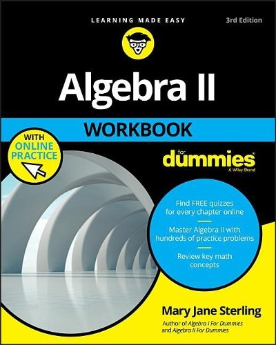 Mary Jane Sterling Algebra II Workbook For Dummies (Paperback)