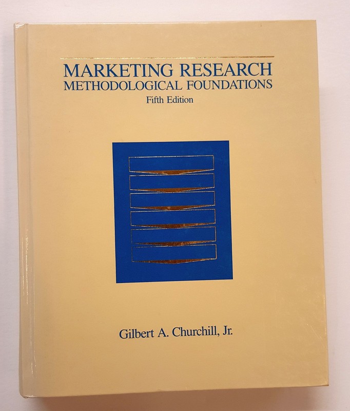 Marketing Research: Methodological Foundations – Gilbert A. Churchill – Good…