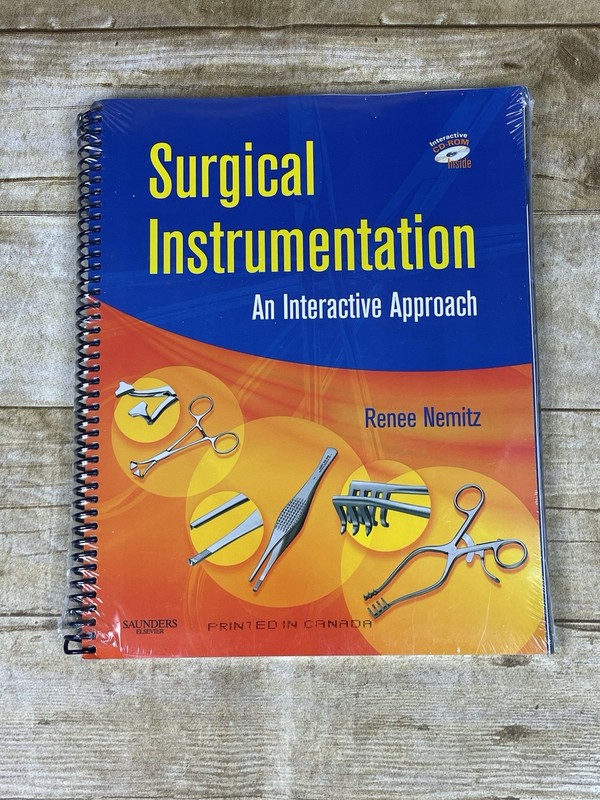Surgical Instrumentation: An Interactive Approach Nemitz w/ CD-ROM New SEALED