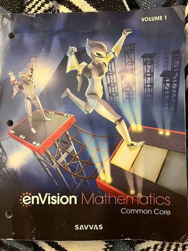Savvas enVision Mathematics Common Core Volume 1 Grade 8 Student Workbook