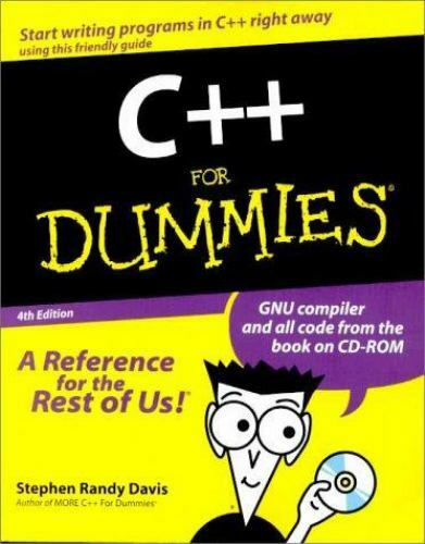 C++ for Dummies [With CDROM] by Davis, Stephen R.