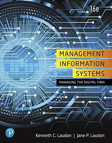 Management Information Systems by Kenneth C. Laudon