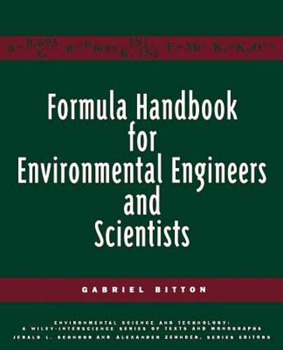 Formula Handbook for Environmental Engineers and Scientists by Gabriel Bitton
