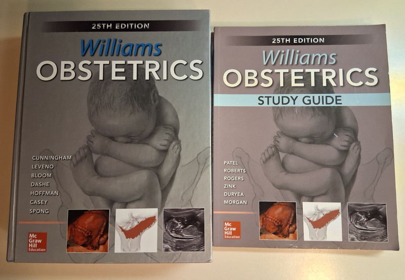 Williams Obstetrics, 25th Edition by Cunningham F. Gary & Study Guide 2018/2019