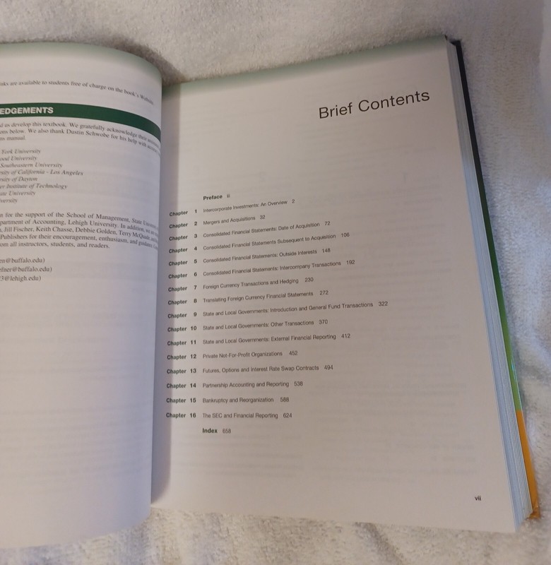 Advanced Accounting by Susan S Hamlen gallery