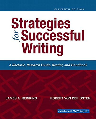 Strategies For Successful Writing (James Reinking)