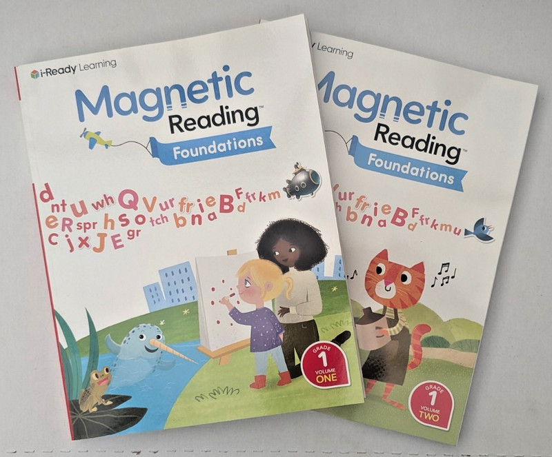 (set) I-Ready Learning Magnetic Reading Foundations Grade 1 V.1 and V.2