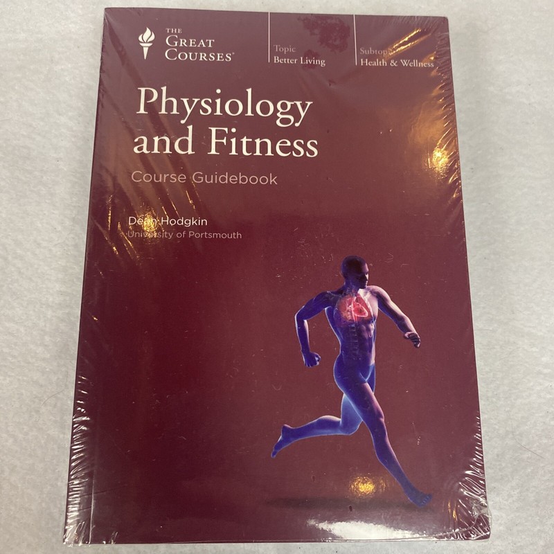 The Great Courses: Physiology & Fitness Lectures 1-36 Guidebook and DVD Set NEW