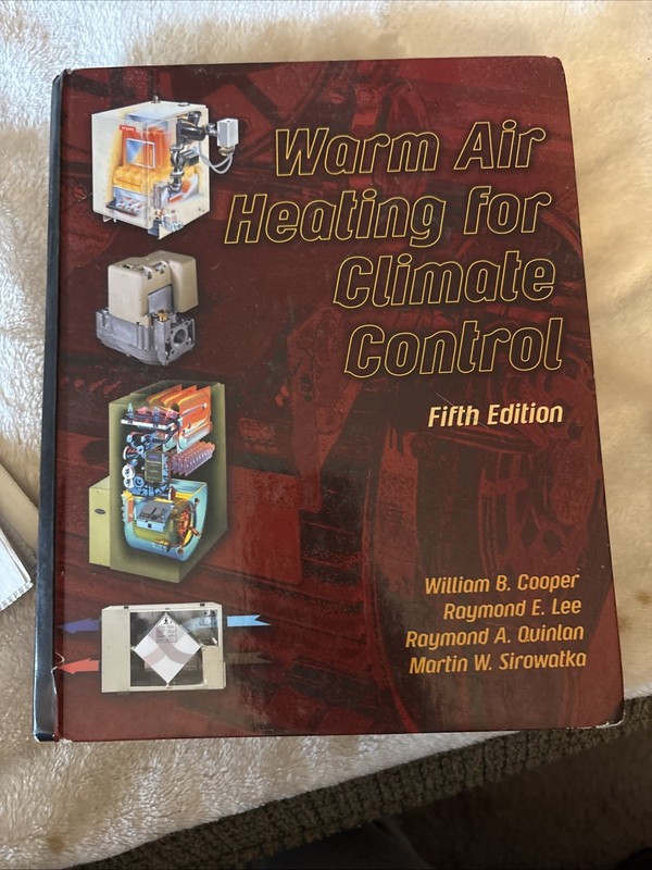 Warm Air Heating for Climate Control by William Cooper, Martin Sirowatka, 2002