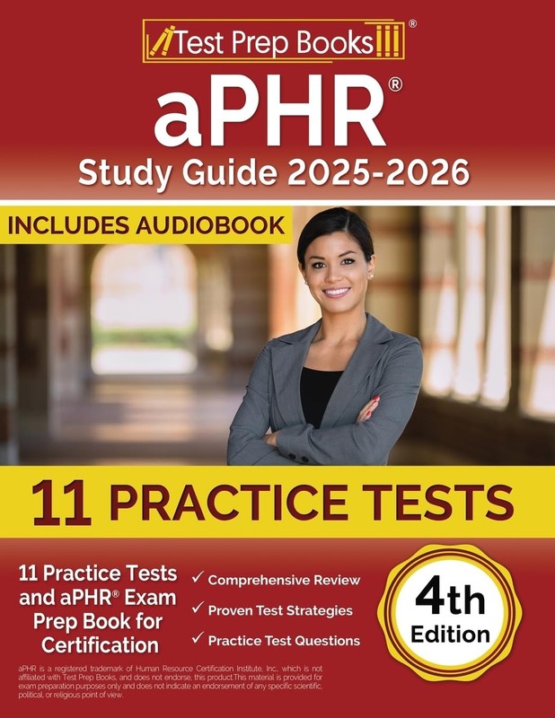 aPHR Study Guide 2025-2026: 11 Practice Tests and aPHR Exam Prep Book Paperback