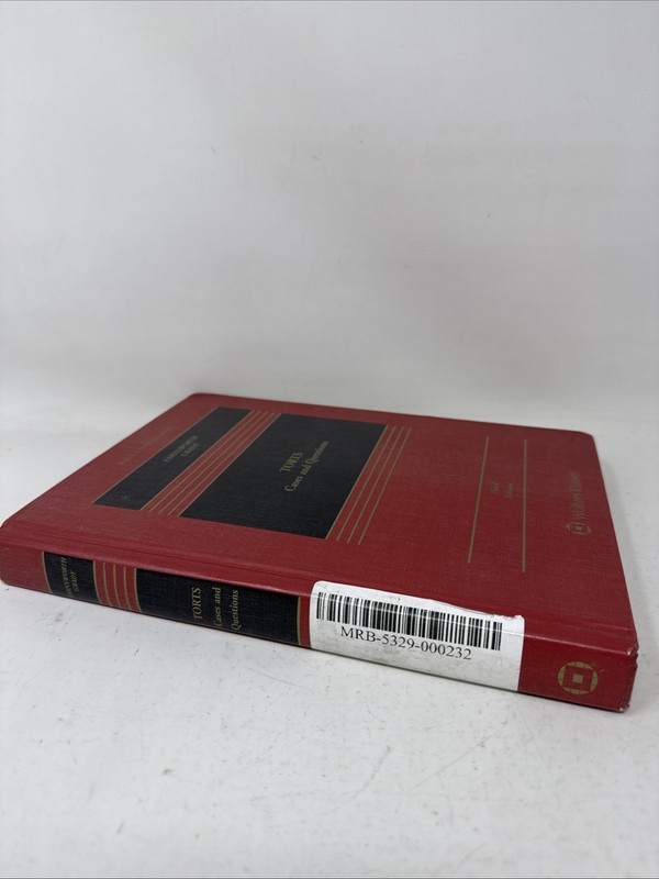 Torts: Cases and Questions. 3rd Ed. (Aspen Casebook) *Highlighted gallery