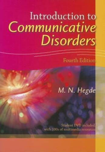 Introduction to Communicative Disorders – Paperback By M N Hegde – ACCEPTABLE