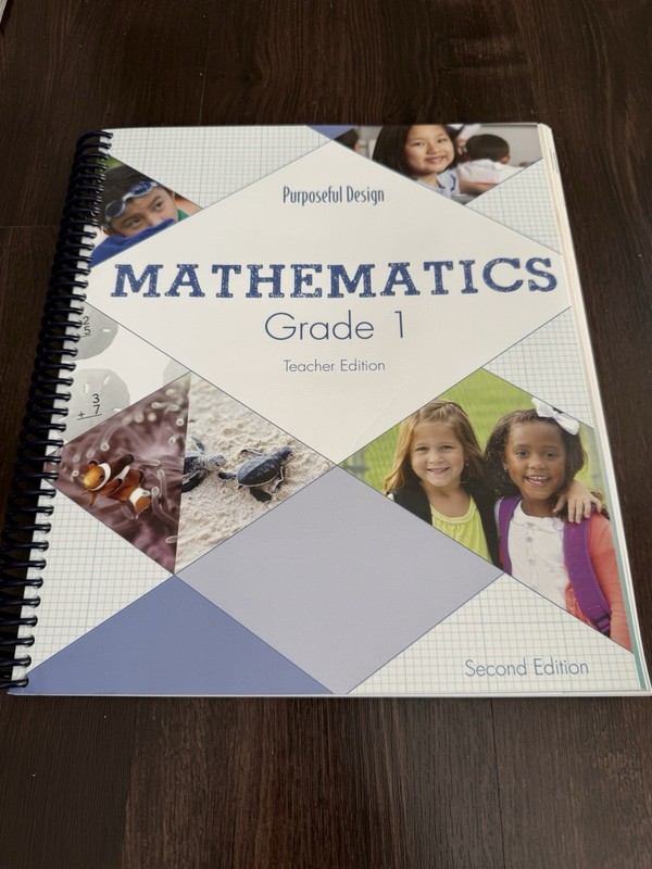 ACSI Purposeful Design Mathematics- Grade 1 Teacher Edition, 2nd Edition