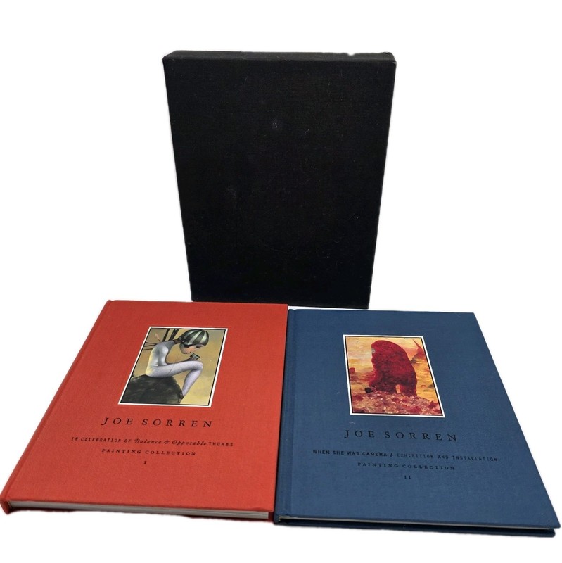 Joe Sorren Painting Collection Vol 1 & 2 Signed Limited 137/1200 Box Set HC vtg